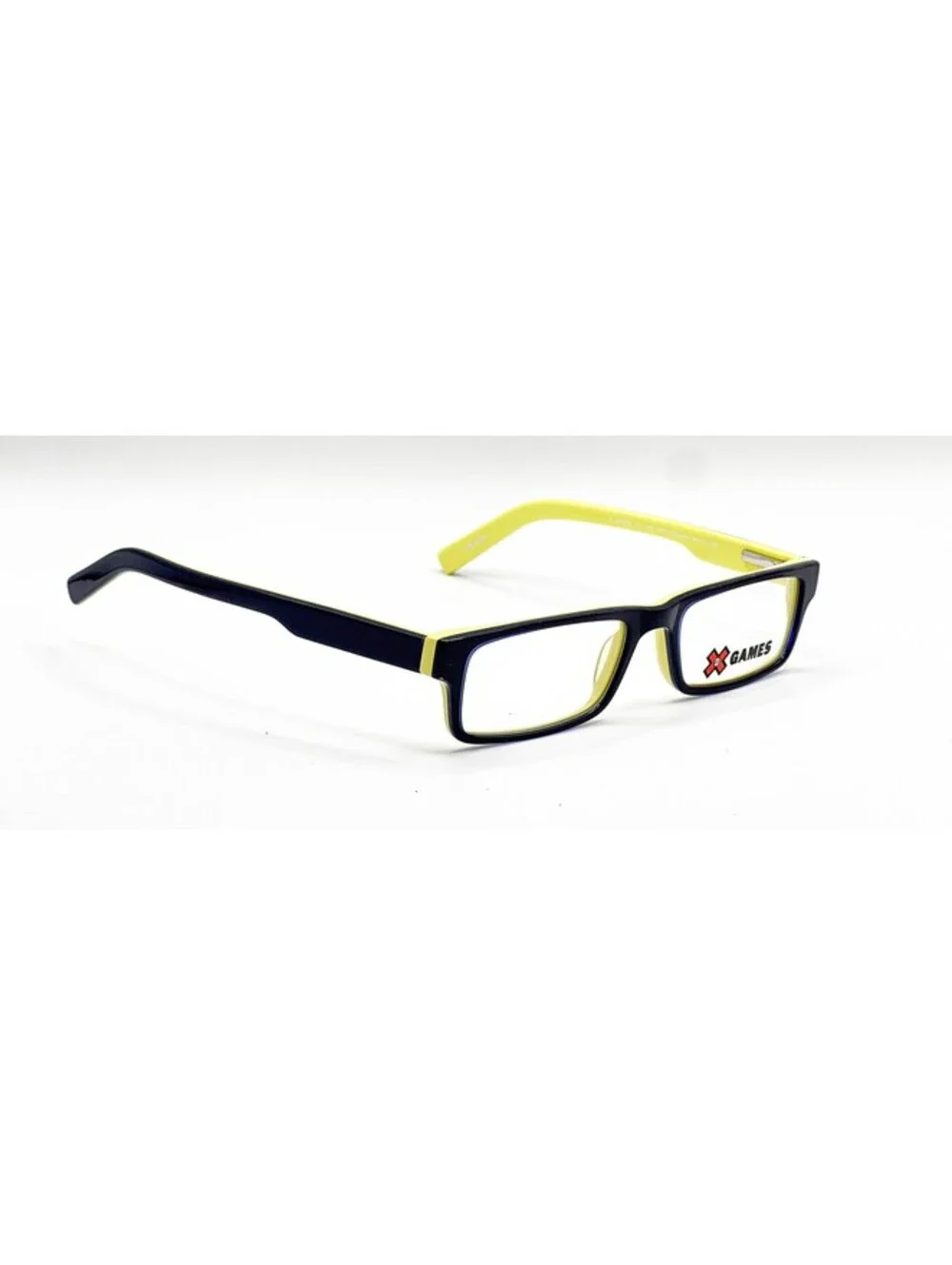 X Games Tic Tac Navy Yellow Navy/Yellow Authentic Eyeglasses 46-16-130